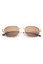 Polarized Sunglasses Gold Frame Brown Mirror Lens 54mm - M8030BR3PV - 7