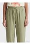 Trendlucky Women's Muslin Pants with Elastic Waist and Contrast - 3