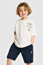 Boy's White Top and Bottom Set 50326824-Vr013 - 2