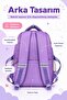 Galb Purple Tr1 3-Piece Primary School Bag Set Girls' Backpack + Foil-Lined Lunch Box + Campaign - 8