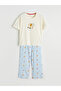 Esvab • Modern & Distinctive Zero Roba Collar Embroidered Women's Pajama Set - 6