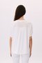 Seahorse Stone Detailed Shiny Kupra and Mesh Detailed T-Shirt - 5