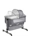Adjustable Bedside Baby Sleeping Crib - Grey - 2