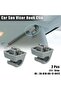 2pcs For Mercedes-Benz Car Sun Visor Hook Clip #26-810-00-12-8412 Sun Visor Retainer Hook Fastene... - 8