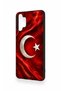 Samsung A32 Compatible Turkish Flag Patterned Silicone Case - 4