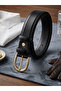 Women's 100% Genuine Leather Belt Classic Dress and Jeans Belt - 4