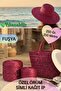 Special Orum Glitter Paper Thread - Favorite Thread for Bag & Hat Making (250 Gr - 250 Meters) Fuchsia