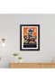 Alayra Daniel Ricciardo Poster Formula One Racer Painting Poster Framed Painting with a Black Frame - 2