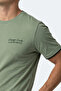Zaid Men's Cotton Water Green T-Shirt - 2