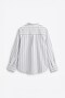 Ecru-Black-Covered Placket Shirt - 2