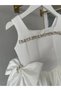 Shedress White Stone Detailed Puffy Skirted Girl's Evening Dress - 8