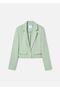 Girl's Chiffon Short Blazer Jacket Green 6403 - 4