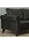 Rilon 3 Seater Fabric Sofa | Three Seat Sofas | L196xW88xH90cm - Dark Grey - 5