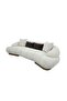Demaris 3 Seater Fabric Sofa | Three Seat Sofas | L270xW123xH72cm - Light Brown - 2