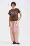 Women's 100% cotton sequin embroidered detail short sleeve t-shirt - 7
