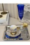 Fine Line Porcelain Hand-Painted Double Cup - 2
