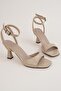 Women's Beige Ankle-Strapped New Style Single Strap Sandals - 5