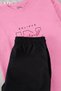 Believe in Yourself Printed Plus Size Unisex Oversize T-Shirt Shorts Set - 5