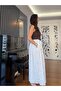 Brown Top and Polka Dot Bottom Dress - 7