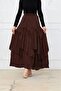 Asymmetrical Lined Skirt Anka261021 - 4