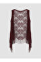 Esvab • Modern & Distinctive Shawl Roba Collar Lace Fringed Women's Kimono - 3