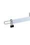 Wooden 8131 Latch Hangers for Pants and Skirts, White Color, 12 Pieces - 4