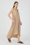 Relaxed Modal V-Neck Long Dress # 00744 - 2