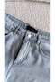 Light Blue Stitching Detailed Wide Leg Original Zr Jeans - 7