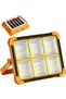 LED Flood Light, 5 Color Modes, Super Bright Outdoor Lighting with Adjustable Stand, IP66 Waterproof, Portable Work & Security Lamp for Garden, Camping, Garage, Emergency