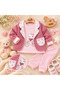 Ley Bebe 3-Piece Set with Elephants and Flowers