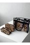 Carrying Bag Full Set Leopard Pattern 4 Pieces