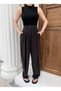 Women's High Waist Relaxed Fit Palazzo Pants - 6