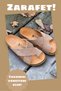 Dolares Genuine Leather Platform Cork Sole Comfort Orthopedic Daily Women's Slippers - 3
