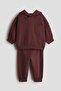 2-piece cotton sweatshirt set
