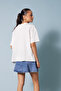 Italia Printed Short Sleeve T-Shirt Ecru - 4