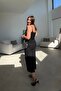 Basic Strappy Midi Dress Black - 5