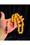 Güleç Natural Stone Mehmet Başkut Masterly Crafted Raw Faturan Barrel Cut Prayer Beads - 4