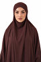Premium Espresso Rose Jilbab - Prayer Dress - 2