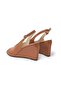 Blanca Tan Color Wedge Heel Women's Sandals - 8
