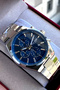Original 2 Year Warranty Men's Wristwatch Steel Band 3 Atm Water Resistant - 3