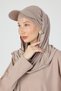 Women's Hooded Neck Covering Sporty Comfortable 100% Cotton Combed Cotton Hijab Bonnet