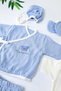 Baby Boy Newborn Muslin 100% Cotton Natural Muslin 10-Piece Luxury Hospital Release Gift Stl7222 - 3