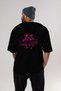 Deadlift 2 Oversize Back Printed Black T-Shirt 100% Cotton Streetwear Premium Comfortable Fit - 5