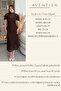 Elegant Midi Brown Lace Dress with High Collar Lining - 2