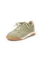 Mira Genuine Leather Green Color Women's Sports Shoes - 6