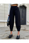 Women's High Waist Wide Leg Crepe Fabric Stylish Trousers - 3