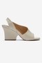 Zyra Ecru Skin Women's Wedge Heeled Shoes - 4