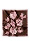 Twill Silk Scarf Bitter Brown, Pink - 3