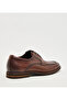 Plain Tan Leather Casual Shoes - 3