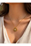 Steel Twist Chain Clover Model Necklace - 4